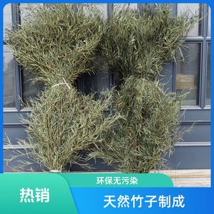 天然原生态竹枝条竹苗竹扫把大竹扫帚原材料环卫物业工厂专用扫把