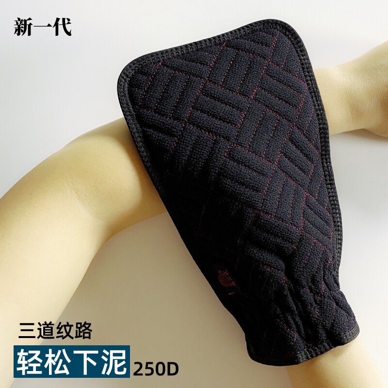 搓澡手套双层加厚防滑内衬洗澡巾强力下泥省力粗砂搓澡巾中年男女
