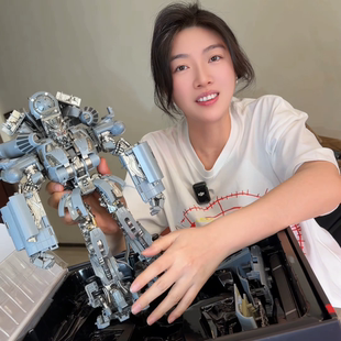 直升机男孩益智科教拼装 机甲培训礼品玩具 MPM 变形金刚玩具