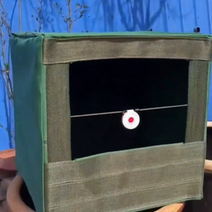 弹弓靶箱折叠打靶箱子室内回收弹珠户外准度练习消音挡布厚款