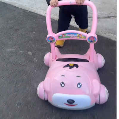 0-3 岁宝宝学走路神器新款恐龙手推车室内多功能轻便儿童助步车