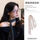 百搭高级感装 1.5米复古波点细长条发带春夏季 辣妹时尚 饰脖领飘带