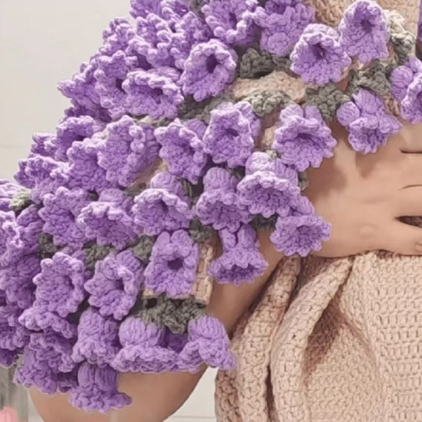 毛毯花束diy材料包玫瑰花朵毯子钩织毛线钩花编织自制礼物送女友