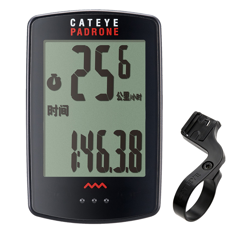 CATEYE猫眼日本原产山地公路车骑行码表无线大屏中文