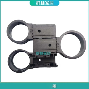 不锈钢伸缩梯子配件塑料圆圈升降折叠多功能竹节工程销子弹簧堵