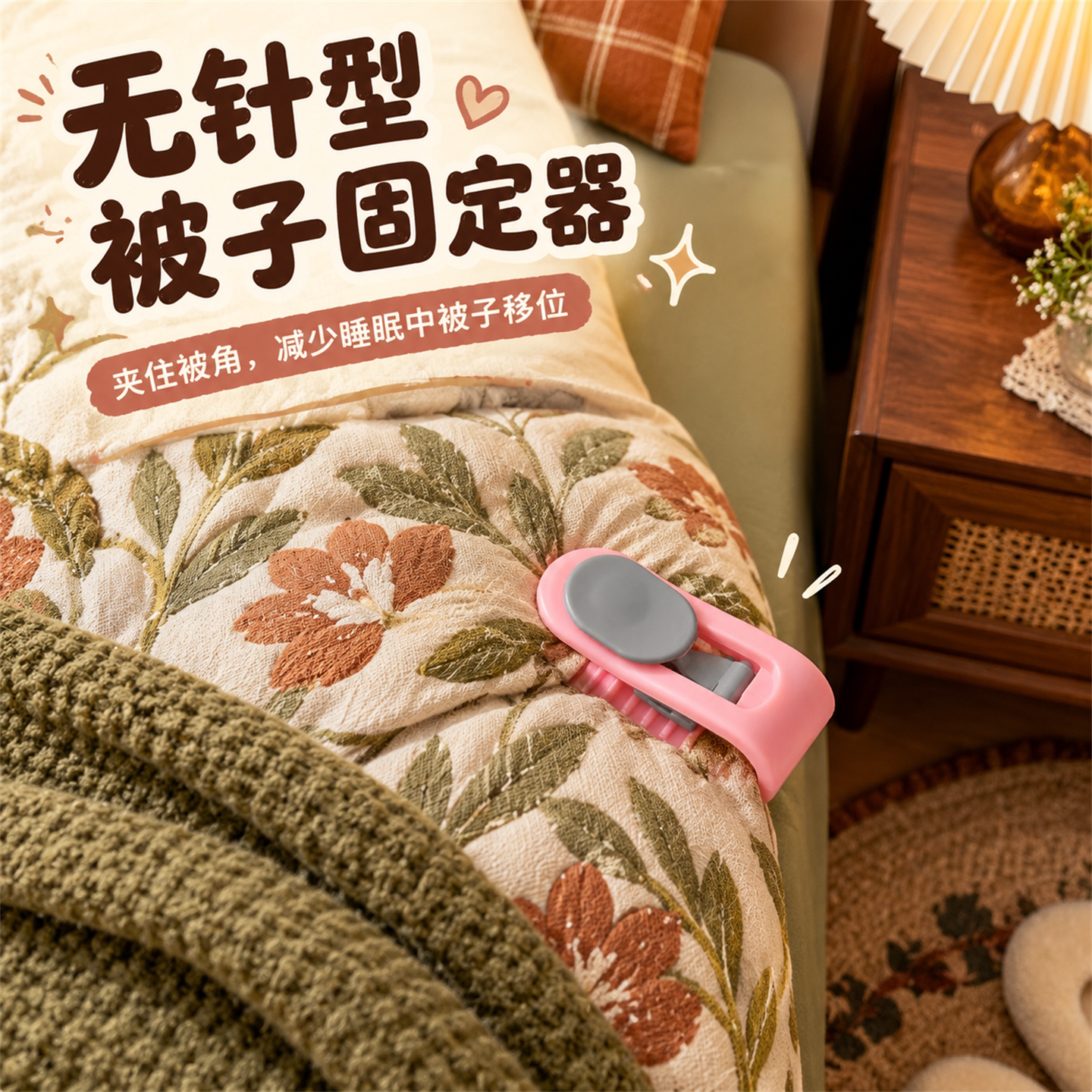 被子固定器防跑隐形软针
