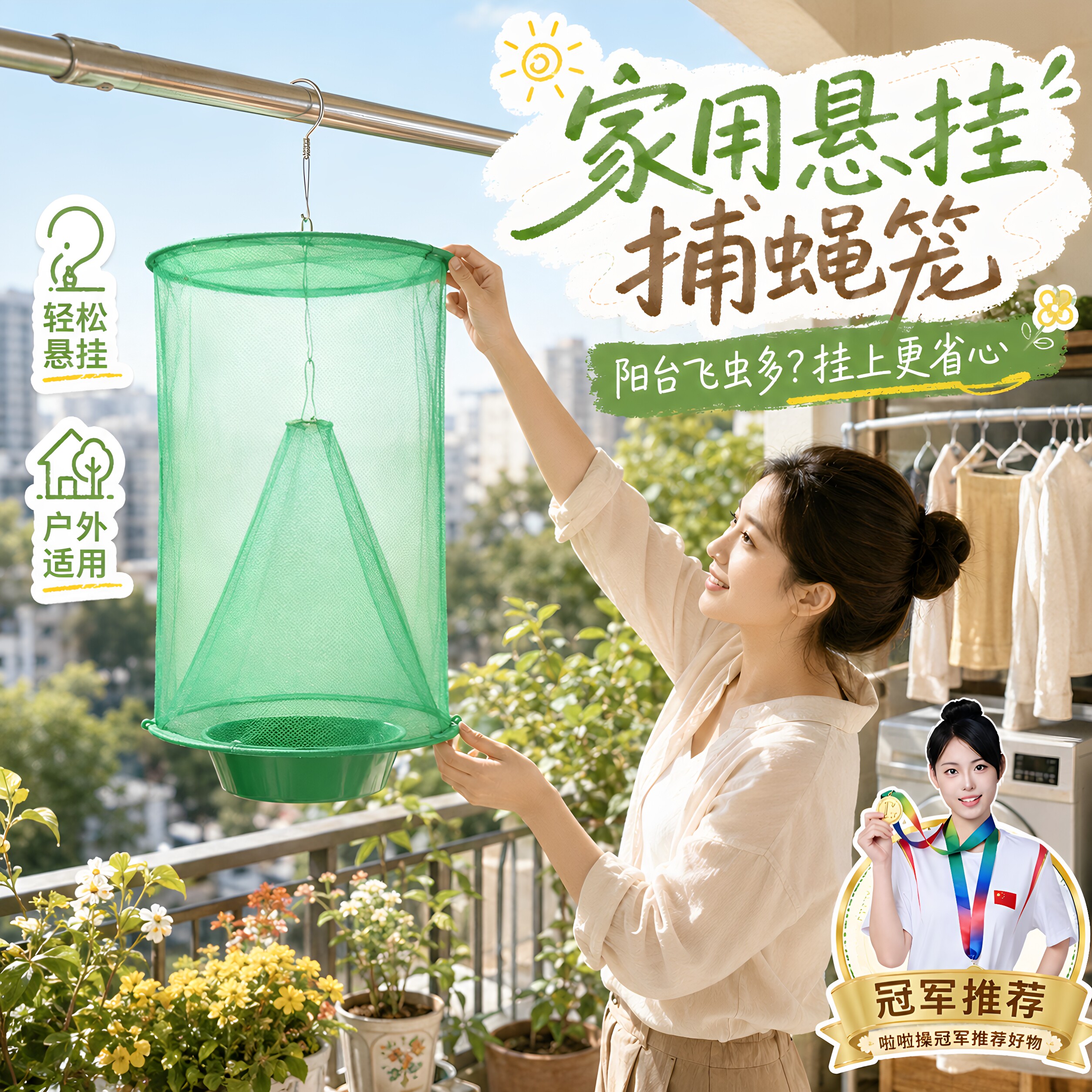 户外绿化诱捕马蜂网罩