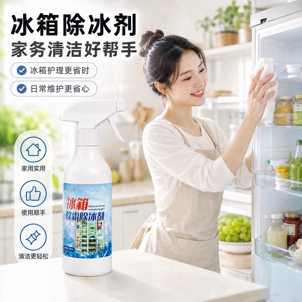 冰箱除冰神器除霜剂解冻器