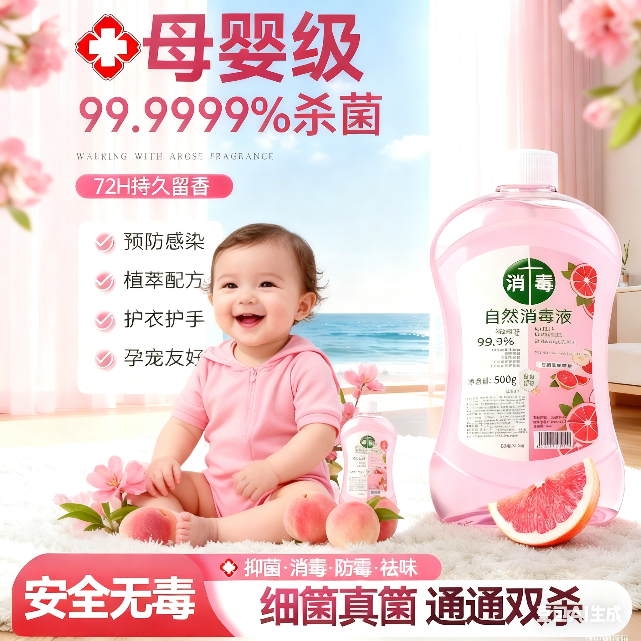 衣物消毒除菌液二合一