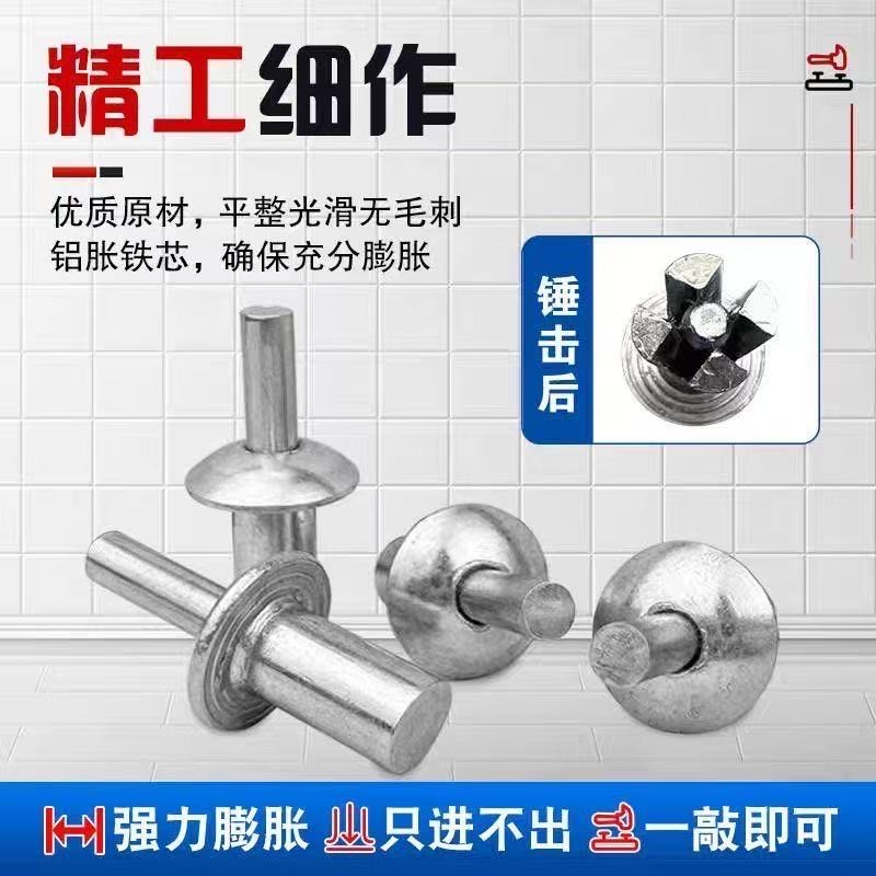 鐵板鐵皮半圓頭新型鉚釘合頁修復