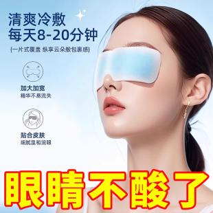 冰敷眼罩叶黄素睡眠冷敷消肿眼贴学生眼睛扛疲劳护眼专用清凉神器