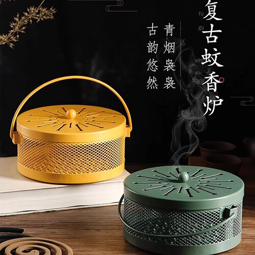 古风蚊香盘创意防火蚊香盒