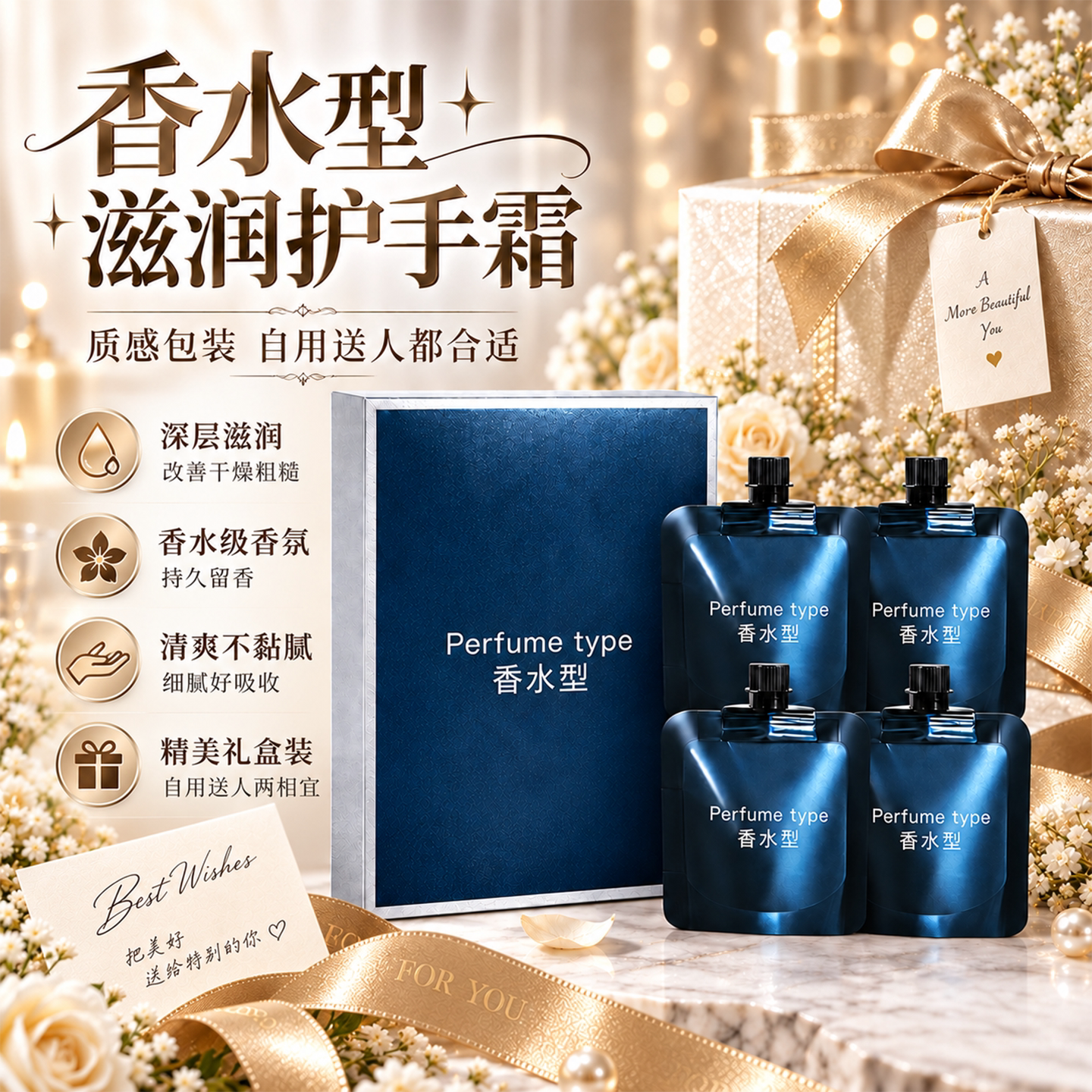 香水型滋润护手霜礼盒