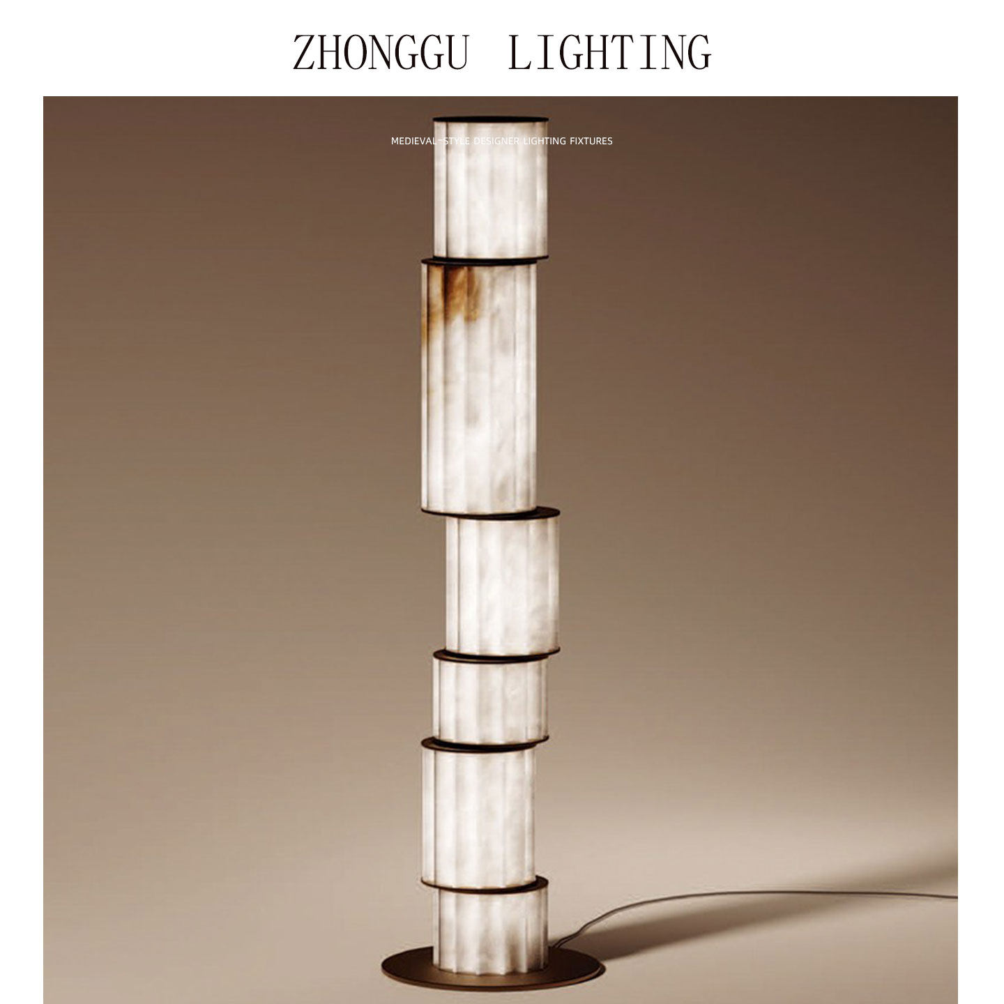 设计师仿云石落地灯轻奢高级防云石吊灯壁灯台灯客厅卧室餐厅吊灯