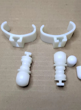 暖气片毛巾架配件卡扣免打孔散热器50 60 70管晾衣架卡子白色夹子