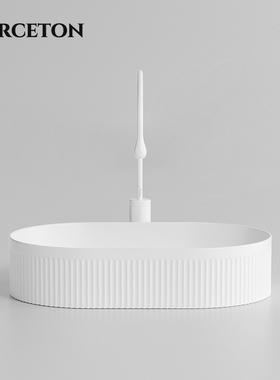 创意纹理艺术台上盆卫生间陶瓷一体洗手盆单盆阳台洗漱洗脸台面盆