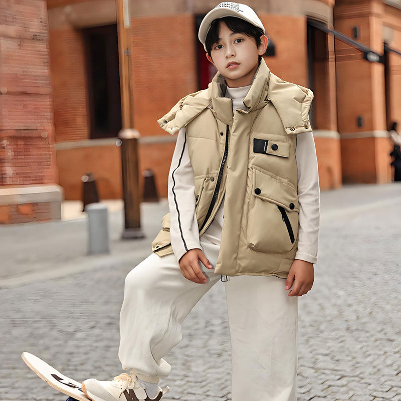 儿童羽绒马甲新款洋气男女童中大童坎肩加厚羽绒背心潮,童装/婴儿装/亲子装,羽绒马甲,淘宝优惠券,粉丝福利购,淘宝优惠卷