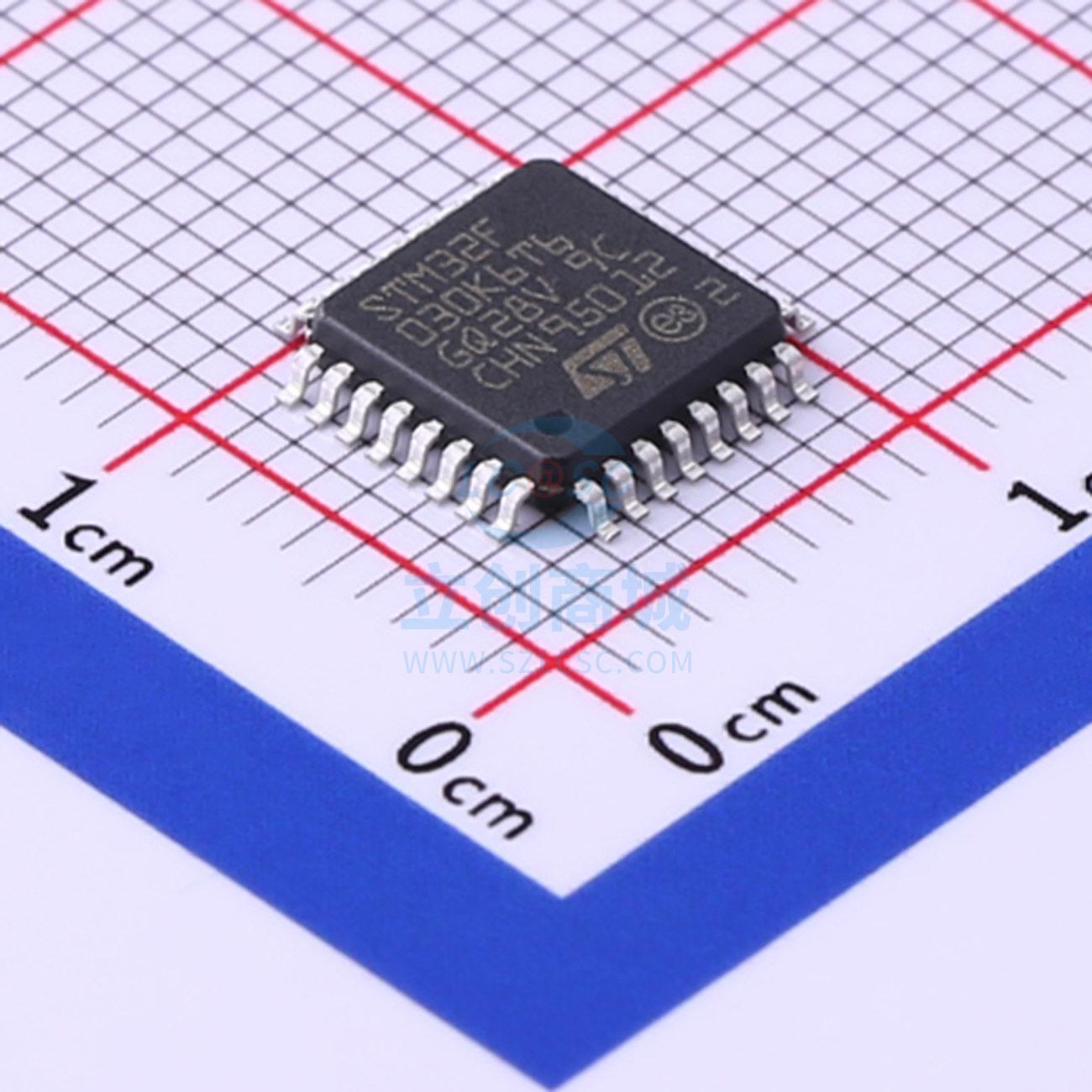 单片机 STM32F030K6T6TR LQFP-32 ST 全新原装进口