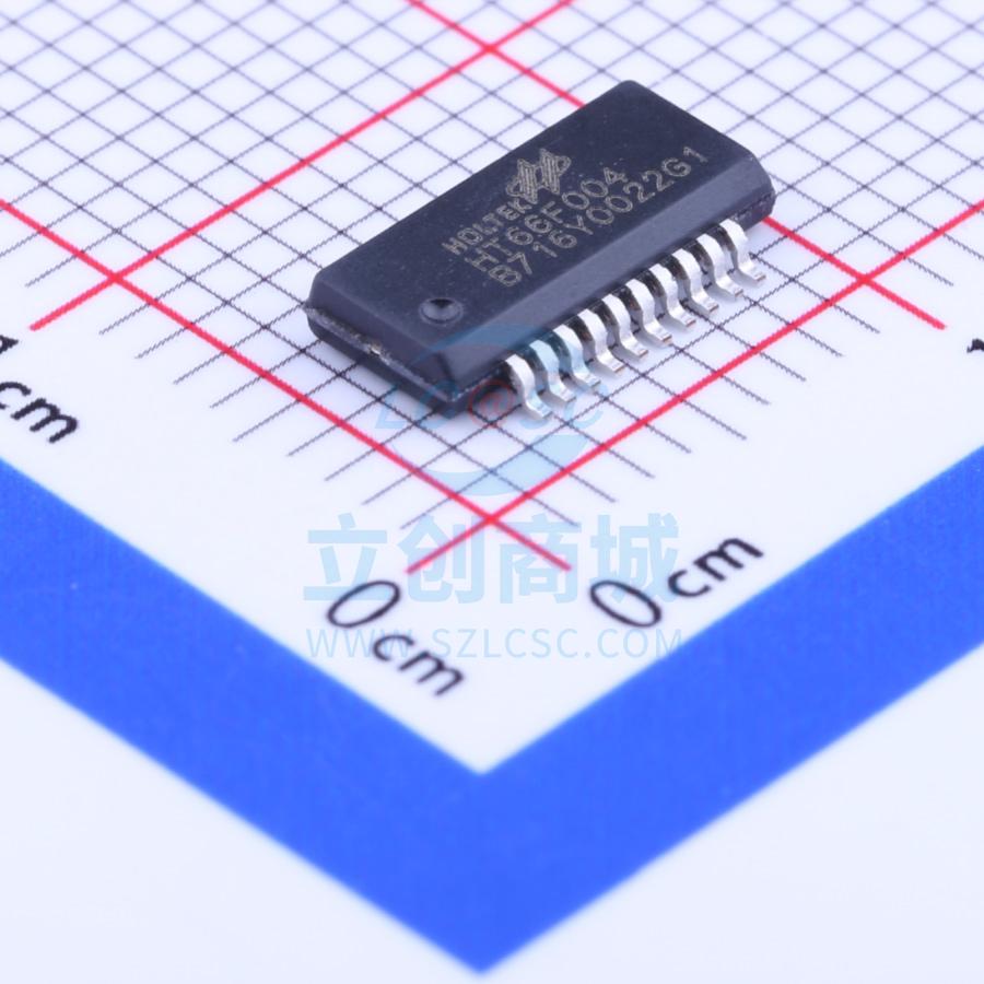 单片机(MCU/MPU/SOC) HT66F004 SSOP-20_150mil HOLTEK 全新原装