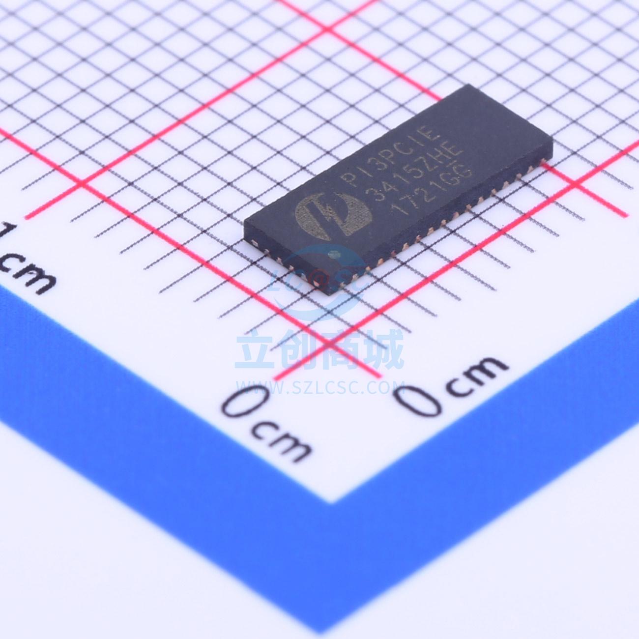模拟开关/多路复用器 PI3PCIE3415ZHE TQFN-42 DIODES(美台)