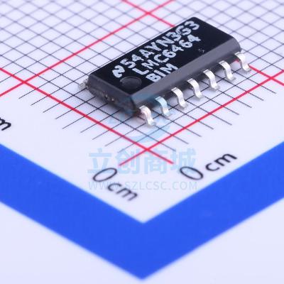 精密运放 LMC6464BIMX/NOPB SOIC-14_150mil TI 全新原装进口