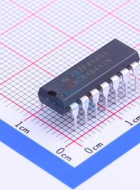精密运放 LMC6484AIN/NOPB DIP-14 TI 全新原装进口