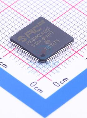 单片机(MCU/MPU/SOC) PIC32MX440F512H-80I/PT TQFP-64_10x10x05P