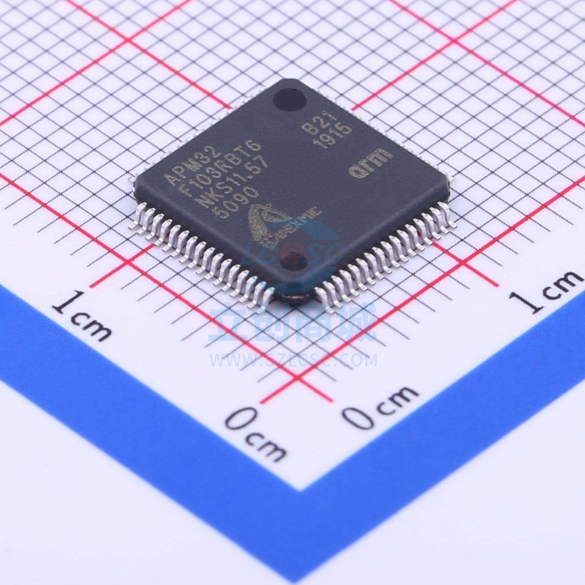 单片机(MCU/MPU/SOC) APM32F103RBT6 LQFP-64 全新原装进口