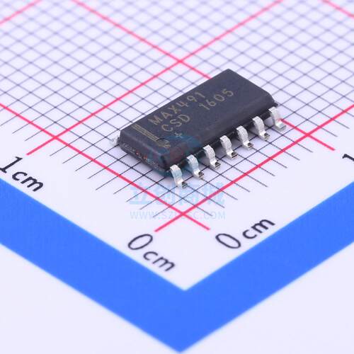 RS-485/RS-422芯片 MAX491CSD+T SOIC-14 MAXIM(美信)