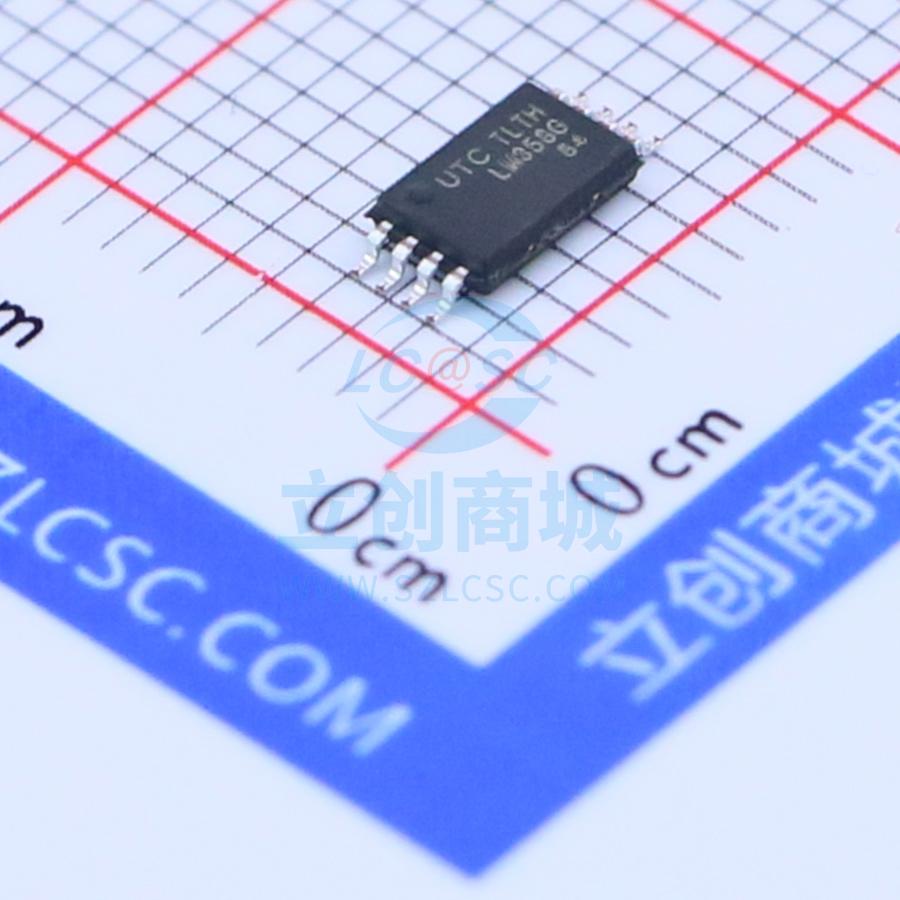 运算放大器 LM358G-P08-R TSSOP-8(3x4.4x0.65） UTC(友顺)
