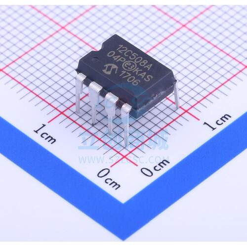 单片机(MCU/MPU/SOC) PIC12C508A-04/P DIP-8 MIC 全新原装进口