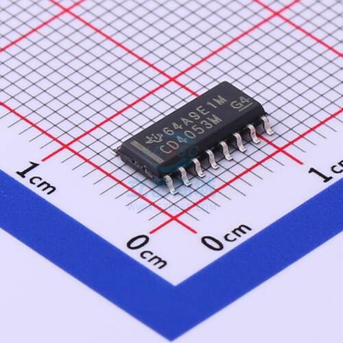 信号开关/编解码器/多路复用器 CD4053BM SOIC-16 TI全新原装进口