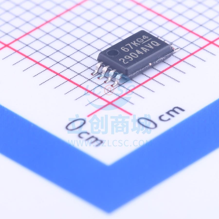 运算放大器 LM2904AVQPWRG4Q1 TSSOP-8(3x4.4x0.65） TI 全新原装