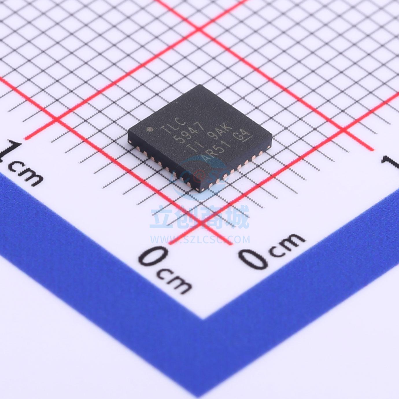 LED驱动 TLC5947RHBR VFQFN-32 TI 全新原装进口