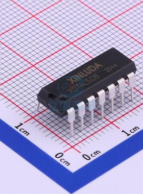 逻辑门 XD74LS08 DIP-14 XINLUDA(信路达)