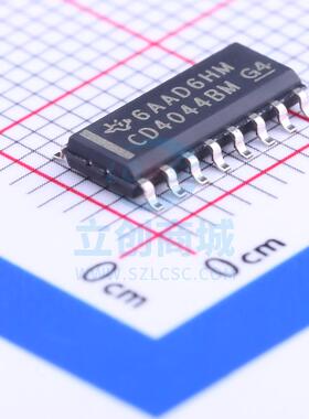 锁存器 CD4044BDR SOIC-16_150mil TI 全新原装进口