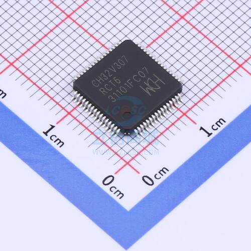 单片机(MCU/MPU/SOC) CH32V307RCT6 LQFP-64M WCH 全新原装进口