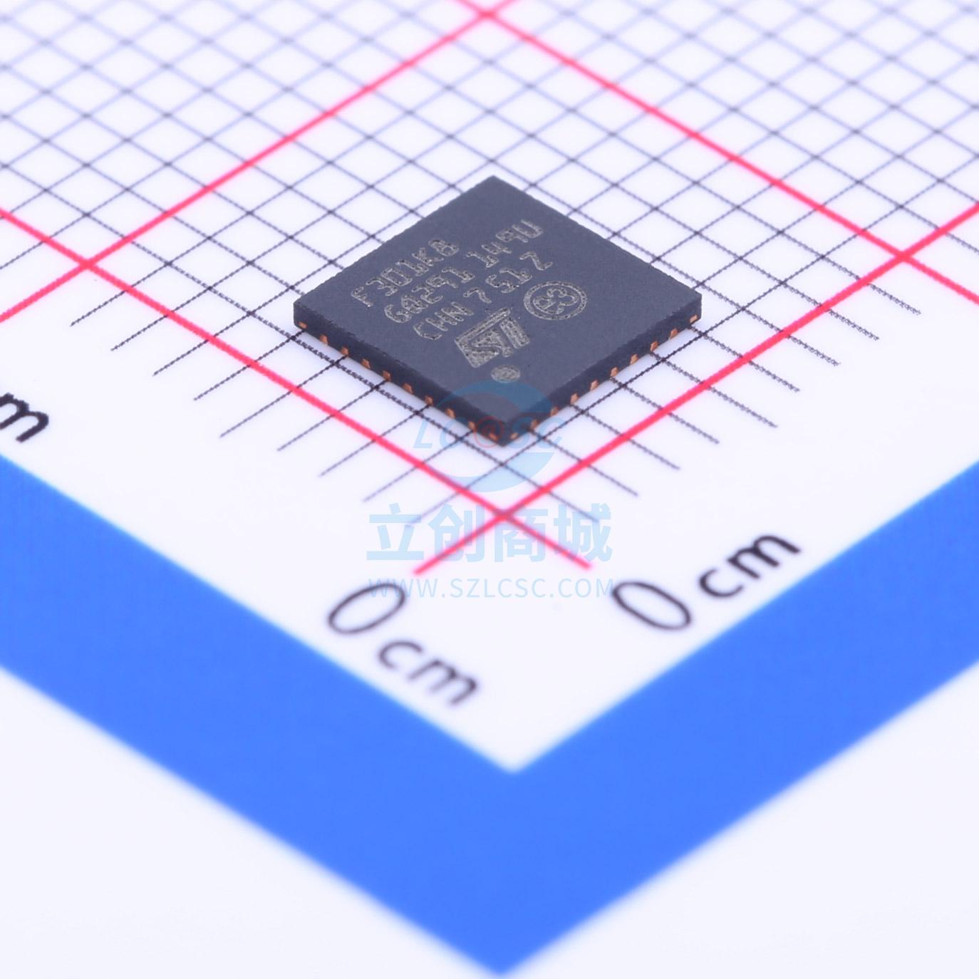 单片机(MCU/MPU/SOC) STM32F301K8U6 UFQFPN-32 ST 全新原装进口
