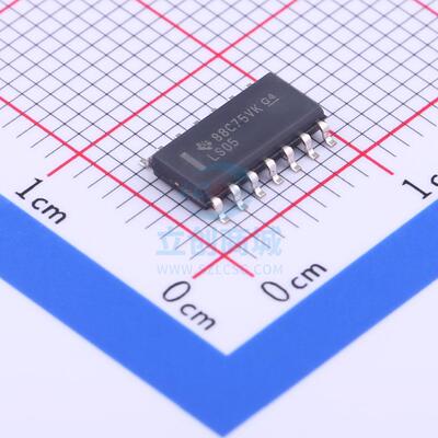 反相器 SN74LS05DR SOIC-14_150mil TI 全新原装进口