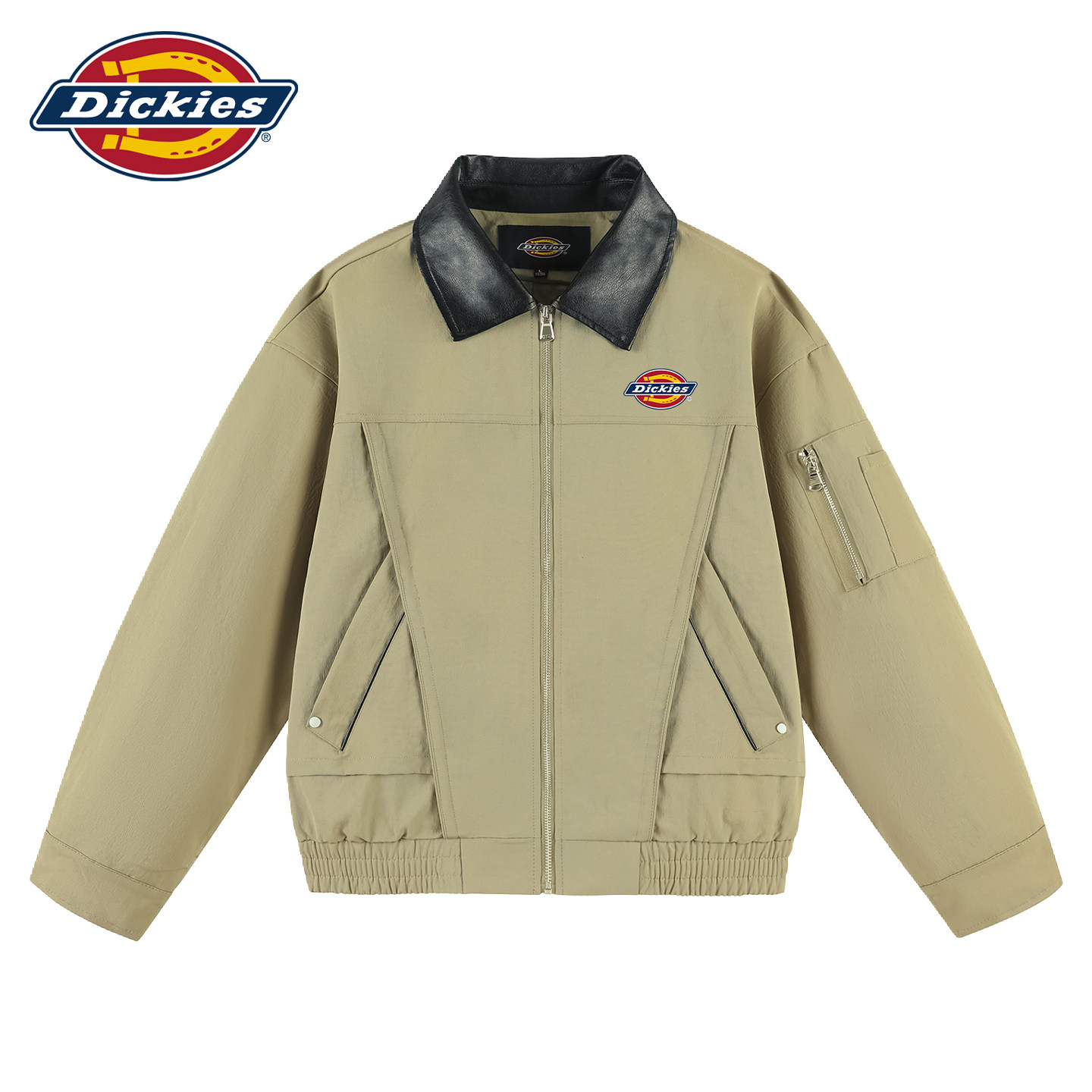 Dickies美式翻领夹克男2026秋季新款宽松工装上衣户外休闲机车服