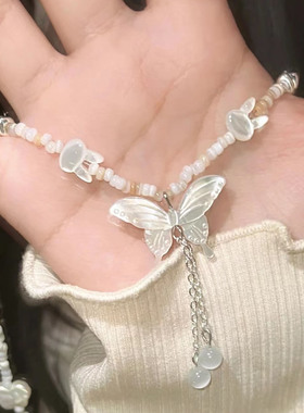 新中式蝴蝶流苏复古风手链