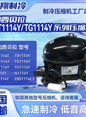 NT1114Y/TG1114Y/NX1114Y加西贝拉全新压缩机适用于空调冷柜制冷