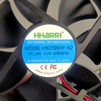 全新 H9225NHP-N2 DC24V 0.2A RPM:4200 变频器散热风扇