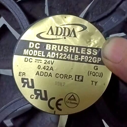 全新ADDA AD1224LB-F92GP 12038 24V 0.42A 高转速大风量散热风扇