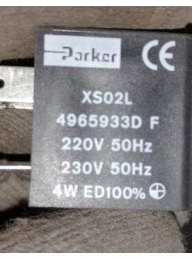 美国派克PARKER电磁阀线圈XS02L 4965933D F 220V ZB12 ZB09