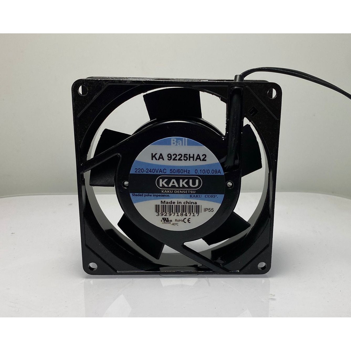 台湾卡固KAKU KA8025HA2 KA9225HA2 220V 轴流风机工业散热风扇