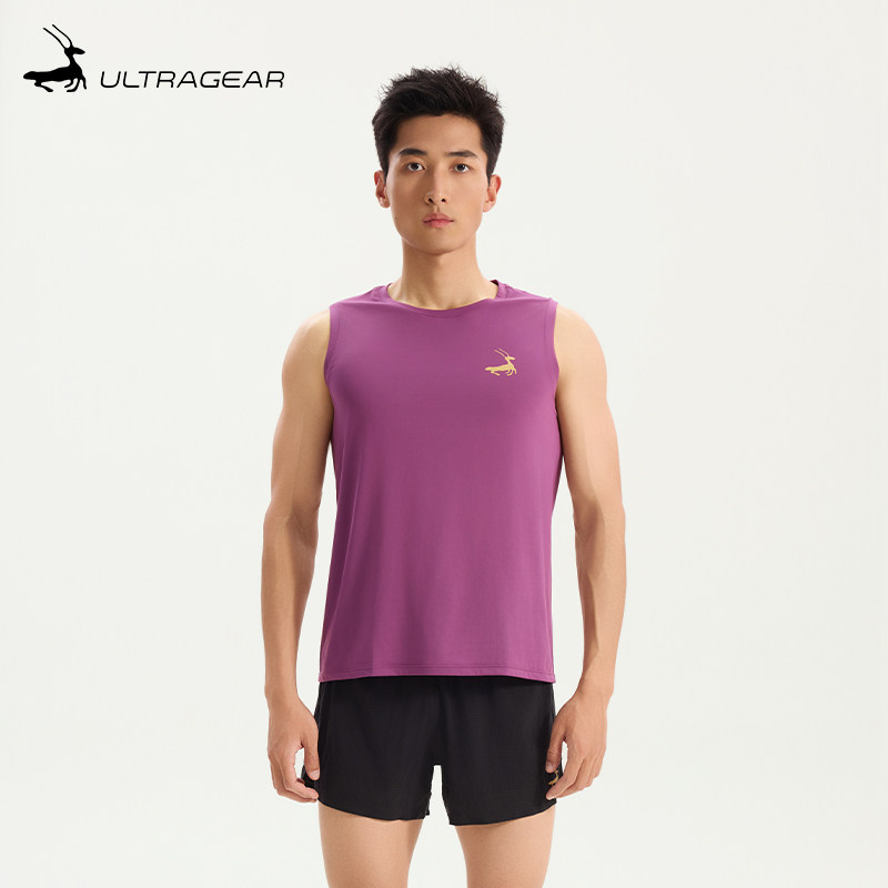 64g轻量爽滑速干背心马拉松无袖跑步T恤男 | 优极UltraGear,运动服/休闲服装,跑步T恤,淘宝优惠券,粉丝福利购,淘宝优惠卷