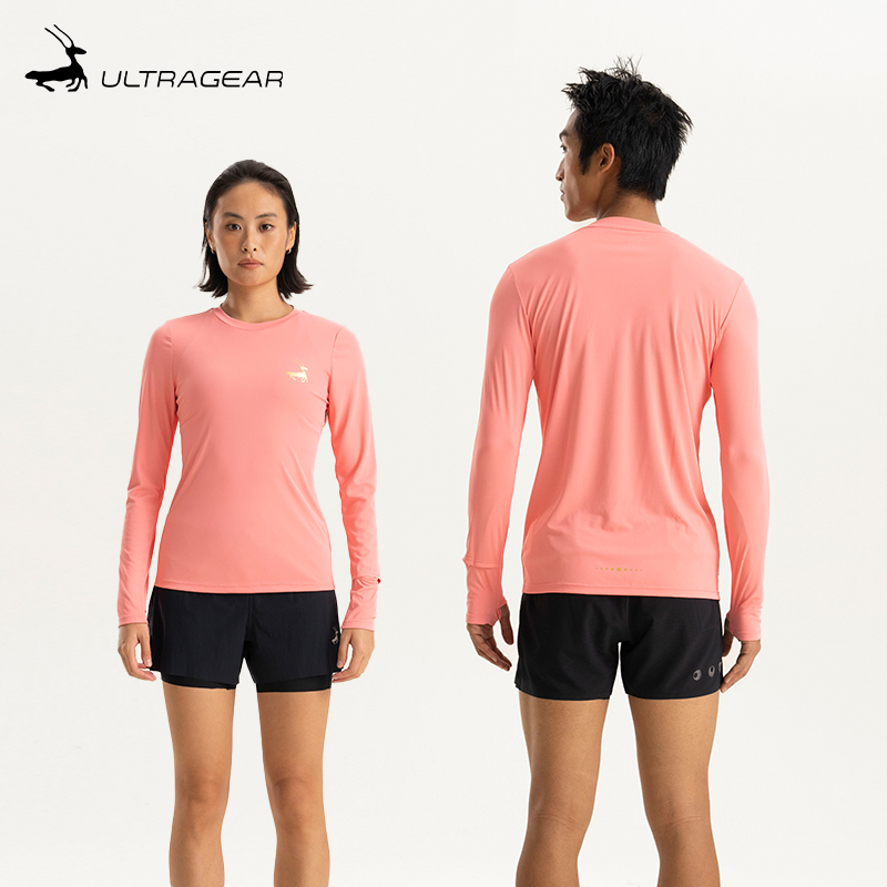 优极舒适透气越野跑步长袖T恤