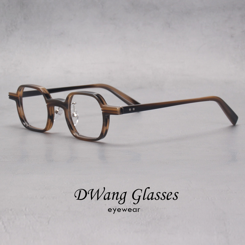 板材复古风防蓝光配近视小方框