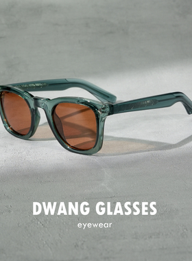 塑胶钛面框板材镜腿偏光粗框墨镜